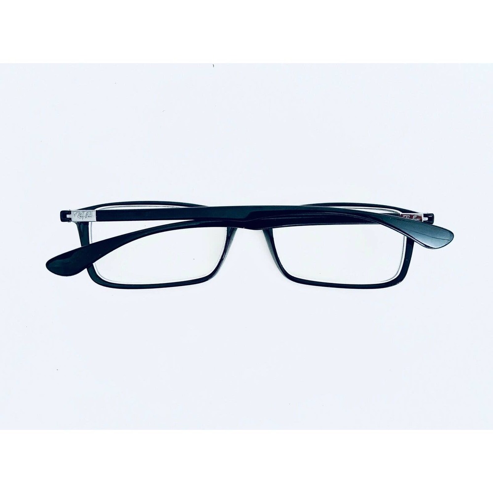 Rayban Black Thin Rectangular Glasses - image 7